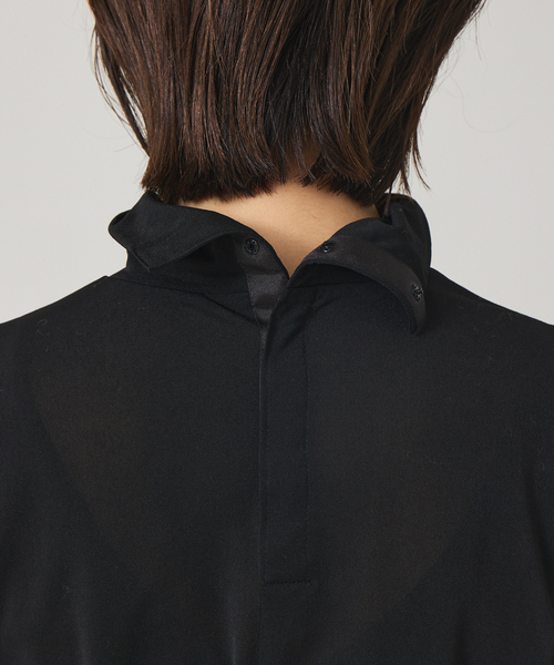 qualite（カリテ）の「シアタートルカットソー（Tシャツ/カットソー・レディース・オフホワイト/ブラック・フリー）」の10枚目の写真