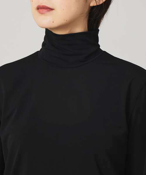 qualite（カリテ）の「シアタートルカットソー（Tシャツ/カットソー・レディース・オフホワイト/ブラック・フリー）」の11枚目の写真