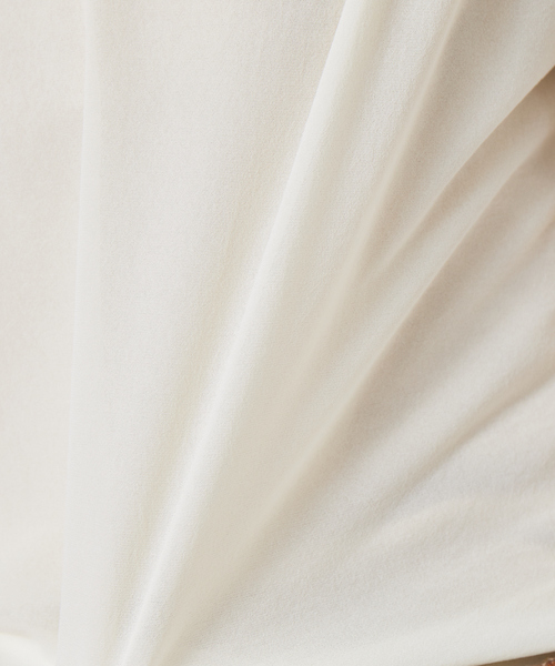 qualite（カリテ）の「シアタートルカットソー（Tシャツ/カットソー・レディース・オフホワイト/ブラック・フリー）」の15枚目の写真