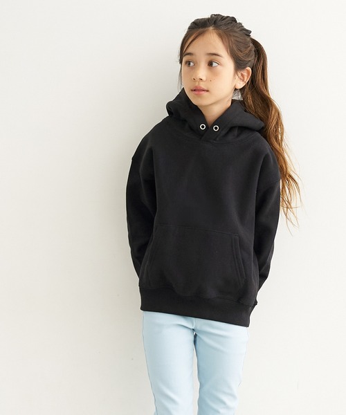 coca（coca）（コカ）の「【WEB限定セール】キッズ 親子お揃い裏起毛フーディー（スウェット・キッズ・ブルー/グレー/チャコールグレー/ブラック/ライトグレー/ネイビー/アイボリー・100/110/120/130/140）」の16枚目の写真