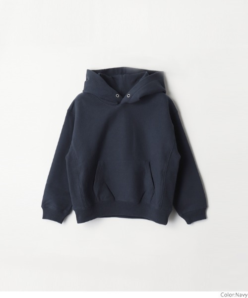 coca（coca）（コカ）の「【WEB限定セール】キッズ 親子お揃い裏起毛フーディー（スウェット・キッズ・ブルー/グレー/チャコールグレー/ブラック/ライトグレー/ネイビー/アイボリー・100/110/120/130/140）」の19枚目の写真