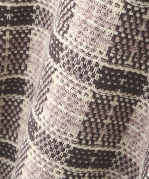 PROPORTION BODY DRESSING（プロポーションボディドレッシング）の「チェックドッキングニットワンピース / 1212240025（ワンピース・レディース・ダークグレー/オフホワイト/グレー・MEDIUM/SMALL）」の15枚目の写真