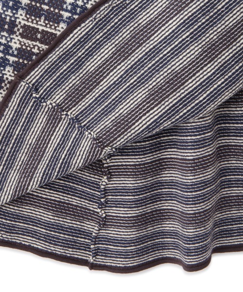 PROPORTION BODY DRESSING（プロポーションボディドレッシング）の「チェックドッキングニットワンピース / 1212240025（ワンピース・レディース・ダークグレー/オフホワイト/グレー・MEDIUM/SMALL）」の20枚目の写真