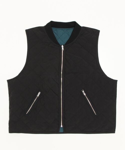 BURLAP OUTFITTER(バーラップアウトフィッター)の「QUILTED VEST(ベスト・メンズ・オフホワイト/ブラウン系その他/グレイッシュベージュ/グリーン系その他・FREE)」の5枚目の写真