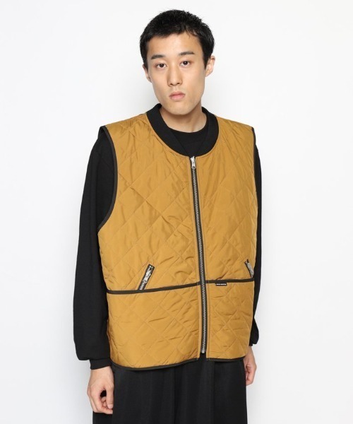 BURLAP OUTFITTER(バーラップアウトフィッター)の「QUILTED VEST(ベスト・メンズ・オフホワイト/ブラウン系その他/グレイッシュベージュ/グリーン系その他・FREE)」の9枚目の写真