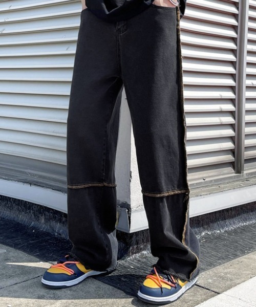 MGV(エムジーヴィー)の「ストレートラインデニム(デニムパンツ・メンズ・ブラック/ライトブルー/ホワイト・MEDIUM/LARGE/X-LARGE)」の6枚目の写真