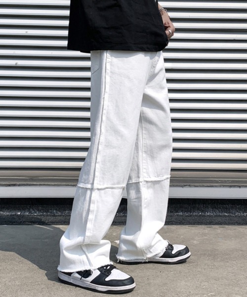 MGV(エムジーヴィー)の「ストレートラインデニム(デニムパンツ・メンズ・ブラック/ライトブルー/ホワイト・MEDIUM/LARGE/X-LARGE)」の12枚目の写真
