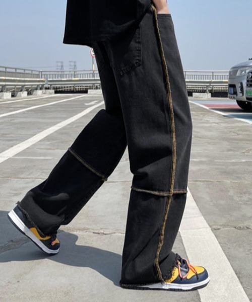 MGV(エムジーヴィー)の「ストレートラインデニム(デニムパンツ・メンズ・ブラック/ライトブルー/ホワイト・MEDIUM/LARGE/X-LARGE)」の7枚目の写真