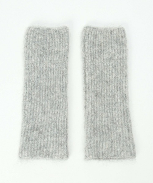 notch.（ノッチ）の「ウール混アームウォーマー（手袋・レディース・グリーン/ライトグレー/ブルー・ONESIZE）」の10枚目の写真