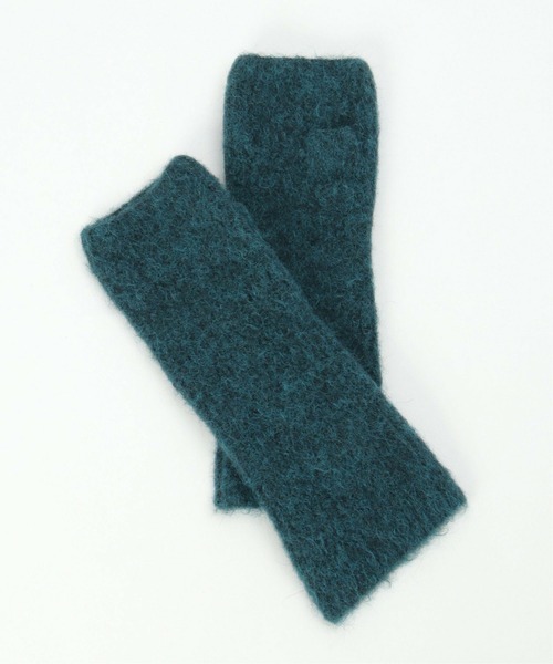 notch.（ノッチ）の「ウール混アームウォーマー（手袋・レディース・グリーン/ライトグレー/ブルー・ONESIZE）」の7枚目の写真
