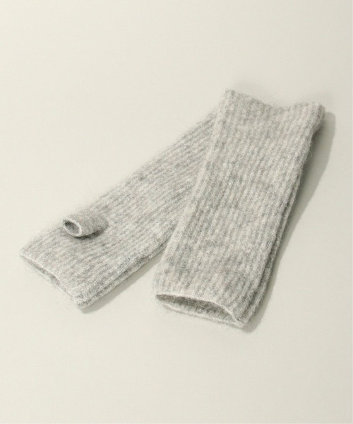 notch.（ノッチ）の「ウール混アームウォーマー（手袋・レディース・グリーン/ライトグレー/ブルー・ONESIZE）」の5枚目の写真