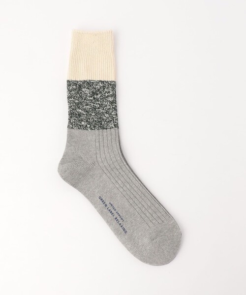 green label relaxing(グリーンレーベルリラクシング)の「GLR クルー 3P ソックス(ソックス/靴下・メンズ・ナチュラル/その他1/オフホワイト/ホワイト/その他2/その他3/その他4/その他5/その他6・FREE)」の10枚目の写真