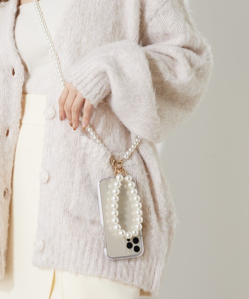 Chico（チコ）の「パールスマホショルダーストラップ（スマホグッズ・レディース・ホワイト/シルバー・FREE）」の13枚目の写真