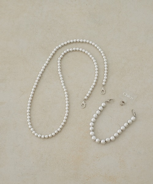 Chico（チコ）の「パールスマホショルダーストラップ（スマホグッズ・レディース・ホワイト/シルバー・FREE）」の18枚目の写真