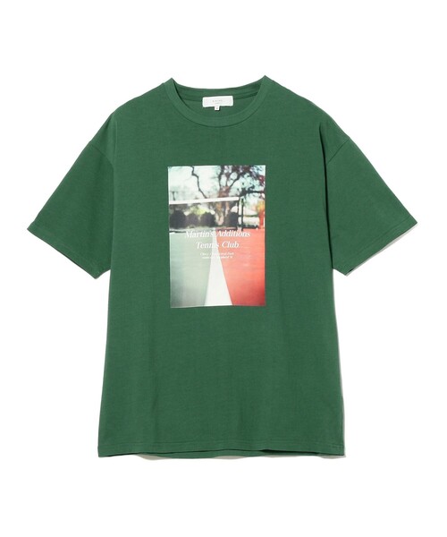B:MING by BEAMS（ビーミングバイビームス）の「B:MING by BEAMS / フォトプリント クルーネック Tシャツ（Tシャツ/カットソー・メンズ・グリーン/オフホワイト・SMALL/MEDIUM/LARGE/X-LARGE）」の14枚目の写真