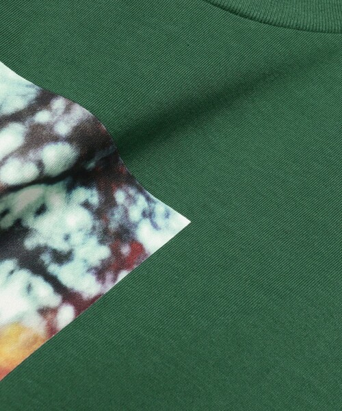 B:MING by BEAMS（ビーミングバイビームス）の「B:MING by BEAMS / フォトプリント クルーネック Tシャツ（Tシャツ/カットソー・メンズ・グリーン/オフホワイト・SMALL/MEDIUM/LARGE/X-LARGE）」の16枚目の写真