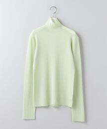 6（ロク）の「＜6(ROKU)＞COTTON POLYESTER RIB TURTLE NECK