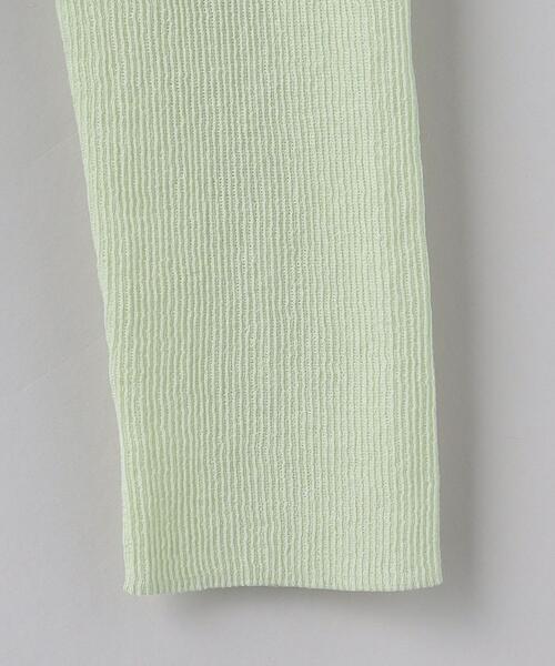 6(Roku)Rib half zip pullover ニット 6（ロク）の「＜6(ROKU)＞RIB HALF ZIP PULLOVER/ニット（ニット