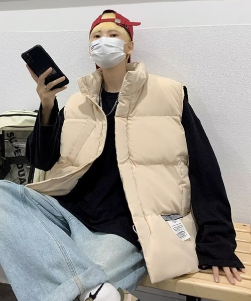 セール】ポケットタグフェイクダウンベスト（ダウンベスト）｜MGV