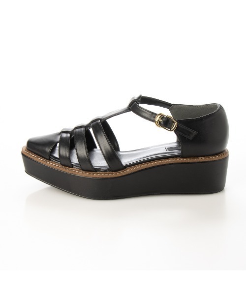 【EVOL】厚底ポインテッドグルカサンダルIU5008