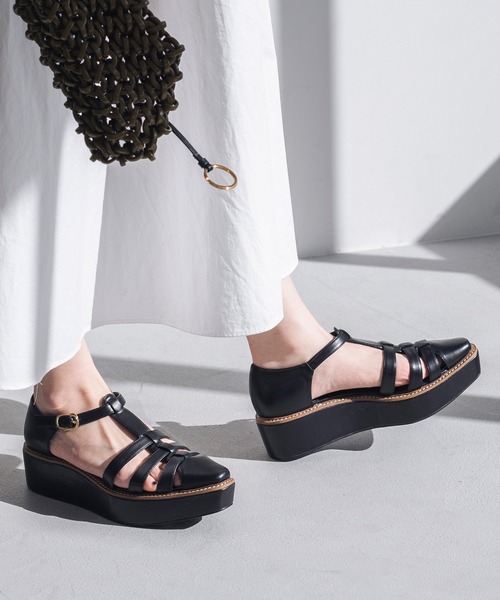 【EVOL】厚底ポインテッドグルカサンダルIU5008