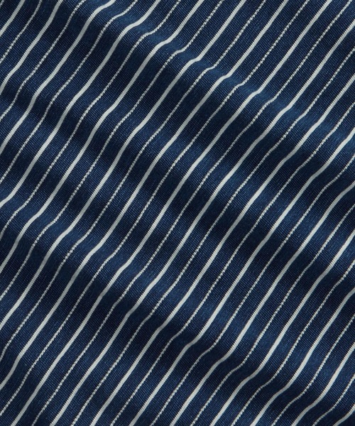 インディゴ ストライプド ジャージー Tシャツ（Tシャツ/カットソー