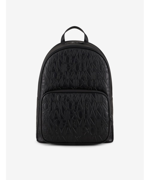 ARMANI EXCHANGE(アルマーニエクスチェンジ)の「【A|X アルマーニ エクスチェンジ】オールオーバーロゴ バックパック(バックパック/リュック・メンズ・ブラック・FREE)」の5枚目の写真