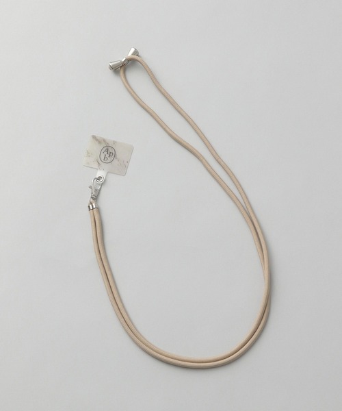 A part by（アパートバイ）の「【WEB限定】Apbロゴ　スマホショルダー（スマホグッズ・レディース・ブラック/ピンク/シルバー/ライトベージュ・FREE）」の3枚目の写真