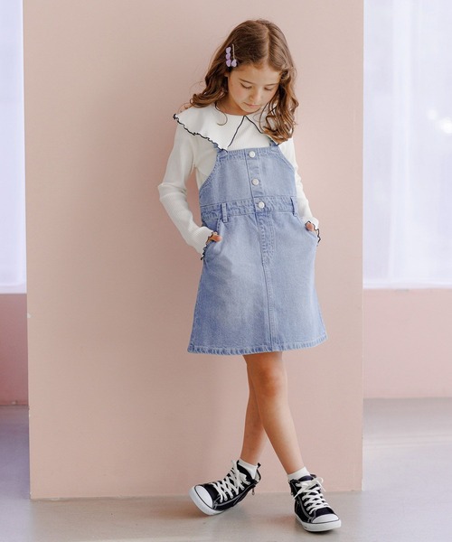 GLOBAL WORK(グローバルワーク)の「ヘビロッTEE/セーラーカラー/179995(Tシャツ/カットソー・キッズ・ホワイト系その他5/グレー系その他・100cm/110cm/140cm/150cm/120cm/130cm/160cm)」の5枚目の写真