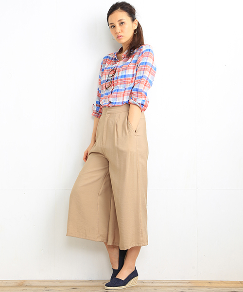 B:MING by BEAMS（ビーミングバイビームス）の「ビーミング by ビームス / シアーシャツ（シャツ/ブラウス・レディース・オフホワイト/グレー/レッド/ブルー・MEDIUM/SMALL）」の11枚目の写真