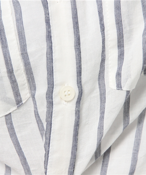 B:MING by BEAMS（ビーミングバイビームス）の「ビーミング by ビームス / シアーシャツ（シャツ/ブラウス・レディース・オフホワイト/グレー/レッド/ブルー・MEDIUM/SMALL）」の17枚目の写真