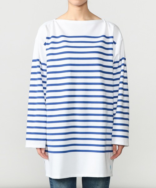 ORCIVAL（オーシバル）の「ORCIVAL | ビッグサイズ ラッセルフレンチセーラーTシャツ UNISEX（Tシャツ/カットソー・レディース・ブルー系その他・8/7）」の7枚目の写真