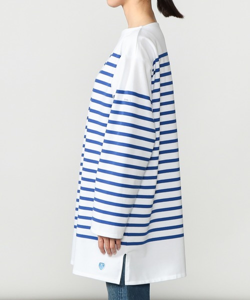 ORCIVAL（オーシバル）の「ORCIVAL | ビッグサイズ ラッセルフレンチセーラーTシャツ UNISEX（Tシャツ/カットソー・レディース・ブルー系その他・8/7）」の8枚目の写真