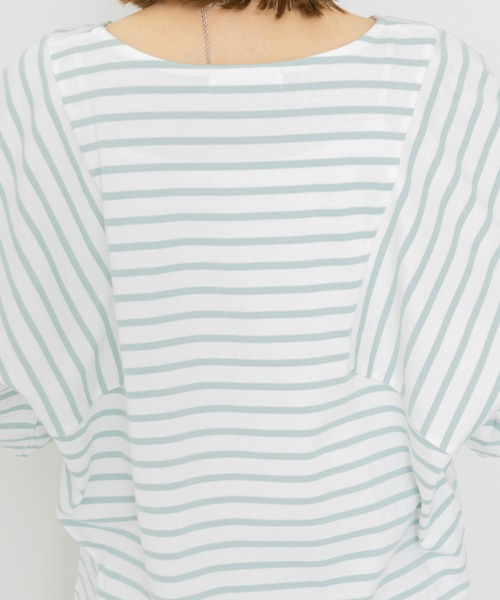 URBAN RESEARCH Sonny Label(アーバンリサーチサニーレーベル)の「パターンボーダードルマンプルオーバー(Tシャツ/カットソー・レディース・ブラック/ミント/グレー・FREE)」の18枚目の写真