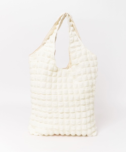 RODE SKO（ロデスコ）の「ポコポコトート（トートバッグ・レディース・イエロー/ブラック/ラベンダー/グリーン/オフホワイト・ONE）」の14枚目の写真