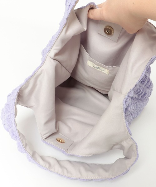 RODE SKO（ロデスコ）の「ポコポコトート（トートバッグ・レディース・イエロー/ブラック/ラベンダー/グリーン/オフホワイト・ONE）」の21枚目の写真