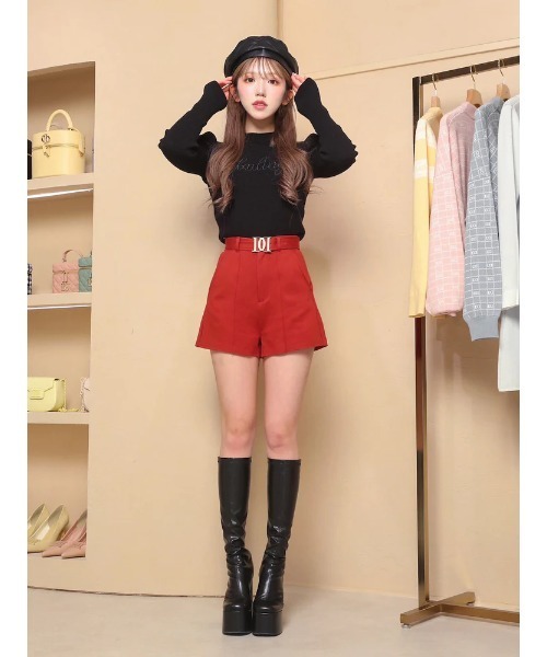 DDバックルハイウエストショートパンツ（その他パンツ）｜Darich