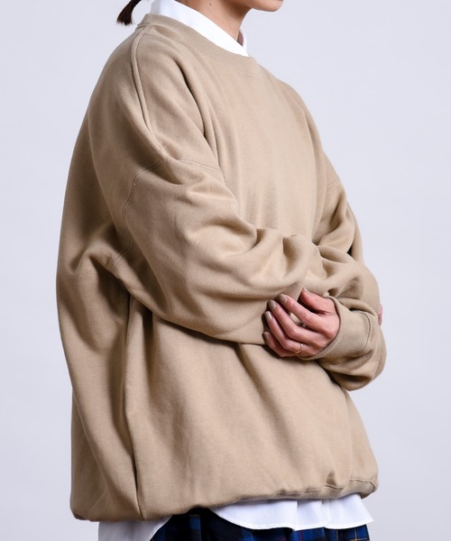 CALIFORNIA OUTFITTERS（カリフォルニア アウトフィッターズ）の「STD-2- THE WIDE CREW NECK SWEAT 10.0oz  ワイドシルエット クルーネック ワイドスウェット 10.0オンス カリフォルニア アウトフィッターズオリジナルズ（スウェット・メンズ・ブルー/ブラック/グリーン/サンドベージュ/ヘザーグレー・X-LARGE/MEDIUM/LARGE）」の10枚目の写真