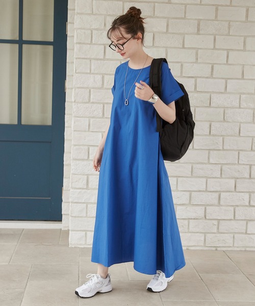 ANGIE（アンジー）の「コットンAラインマキシワンピース（ワンピース