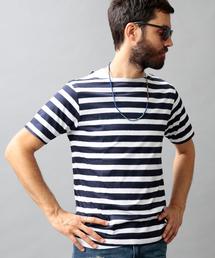 BEAUTY&YOUTH UNITED ARROWS | BY ミスト ボーダー ボートネック Tシャツ(Tシャツ/カットソー)