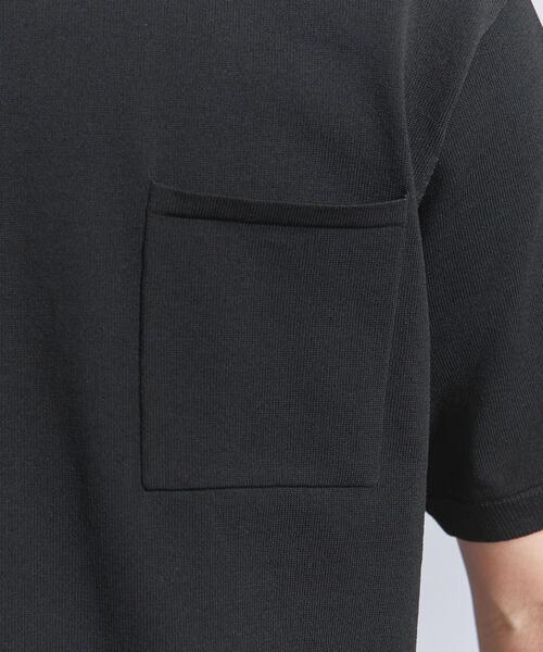 BEAUTY&YOUTH UNITED ARROWS(ビューティーアンドユースユナイテッドアローズ)の「【WEB限定 WARDROBE SMART】デオドラント 1ポケット ニット Tシャツ(ニット/セーター・メンズ・ダークグレー/ライトグレー/ブラック・S/M/L/XL)」の15枚目の写真