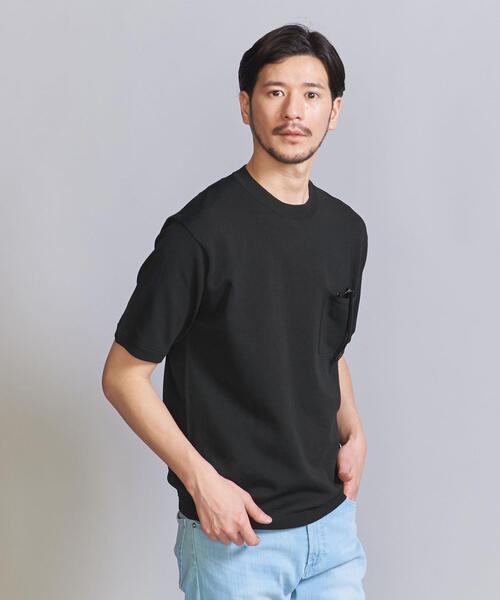 BEAUTY&YOUTH UNITED ARROWS(ビューティーアンドユースユナイテッドアローズ)の「【WEB限定 WARDROBE SMART】デオドラント 1ポケット ニット Tシャツ(ニット/セーター・メンズ・ダークグレー/ライトグレー/ブラック・S/M/L/XL)」の16枚目の写真