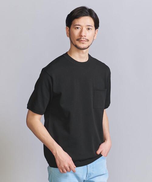 BEAUTY&YOUTH UNITED ARROWS(ビューティーアンドユースユナイテッドアローズ)の「【WEB限定 WARDROBE SMART】デオドラント 1ポケット ニット Tシャツ(ニット/セーター・メンズ・ダークグレー/ライトグレー/ブラック・S/M/L/XL)」の19枚目の写真