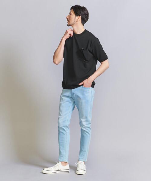 BEAUTY&YOUTH UNITED ARROWS(ビューティーアンドユースユナイテッドアローズ)の「【WEB限定 WARDROBE SMART】デオドラント 1ポケット ニット Tシャツ(ニット/セーター・メンズ・ダークグレー/ライトグレー/ブラック・S/M/L/XL)」の20枚目の写真