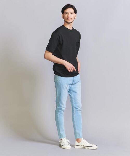 BEAUTY&YOUTH UNITED ARROWS(ビューティーアンドユースユナイテッドアローズ)の「【WEB限定 WARDROBE SMART】デオドラント 1ポケット ニット Tシャツ(ニット/セーター・メンズ・ダークグレー/ライトグレー/ブラック・S/M/L/XL)」の21枚目の写真