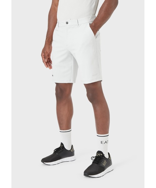 EMPORIO ARMANI EA7（エンポリオアルマーニイーエーセブン）の「【エンポリオ アルマーニ EA7】Golf Pro バミューダパンツ ストレッチテクニカルファブリック（その他パンツ・メンズ・ネイビー/ライトグレー系・LARGE/MEDIUM/SMALL/X-LARGE/X-SMALL）」の4枚目の写真