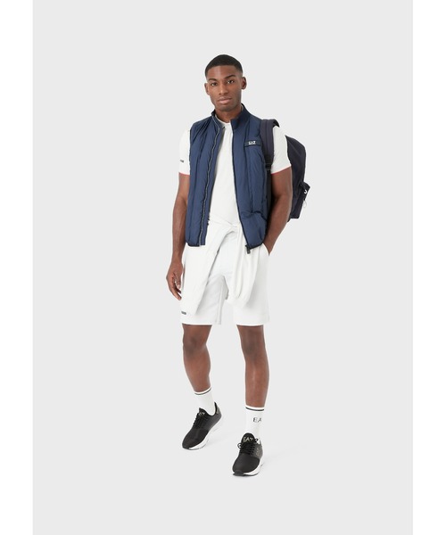 EMPORIO ARMANI EA7（エンポリオアルマーニイーエーセブン）の「【エンポリオ アルマーニ EA7】Golf Pro バミューダパンツ ストレッチテクニカルファブリック（その他パンツ・メンズ・ネイビー/ライトグレー系・LARGE/MEDIUM/SMALL/X-LARGE/X-SMALL）」の9枚目の写真