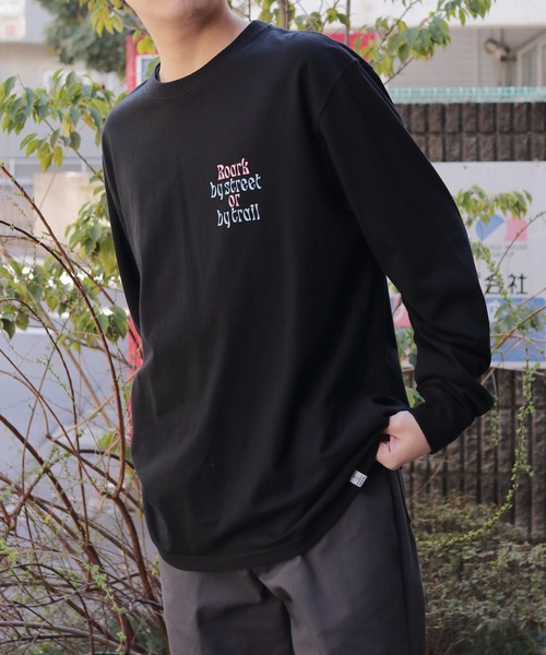 ROARK REVIVAL(ロアークリバイバル)の「ROARK REVIVAL/ロアークリバイバル "B.S.B.T" LS TEE グラフィック ロンT(Tシャツ/カットソー・メンズ・ブラック/ホワイト・L/XL/M)」の3枚目の写真