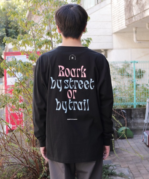ROARK REVIVAL(ロアークリバイバル)の「ROARK REVIVAL/ロアークリバイバル "B.S.B.T" LS TEE グラフィック ロンT(Tシャツ/カットソー・メンズ・ブラック/ホワイト・L/XL/M)」の4枚目の写真