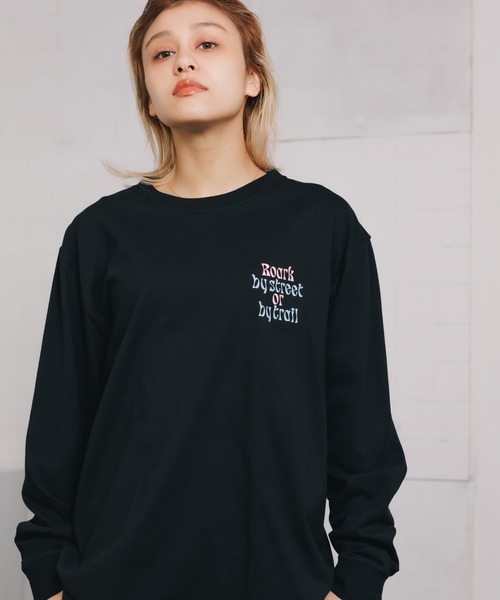 ROARK REVIVAL(ロアークリバイバル)の「ROARK REVIVAL/ロアークリバイバル "B.S.B.T" LS TEE グラフィック ロンT(Tシャツ/カットソー・メンズ・ブラック/ホワイト・L/XL/M)」の10枚目の写真